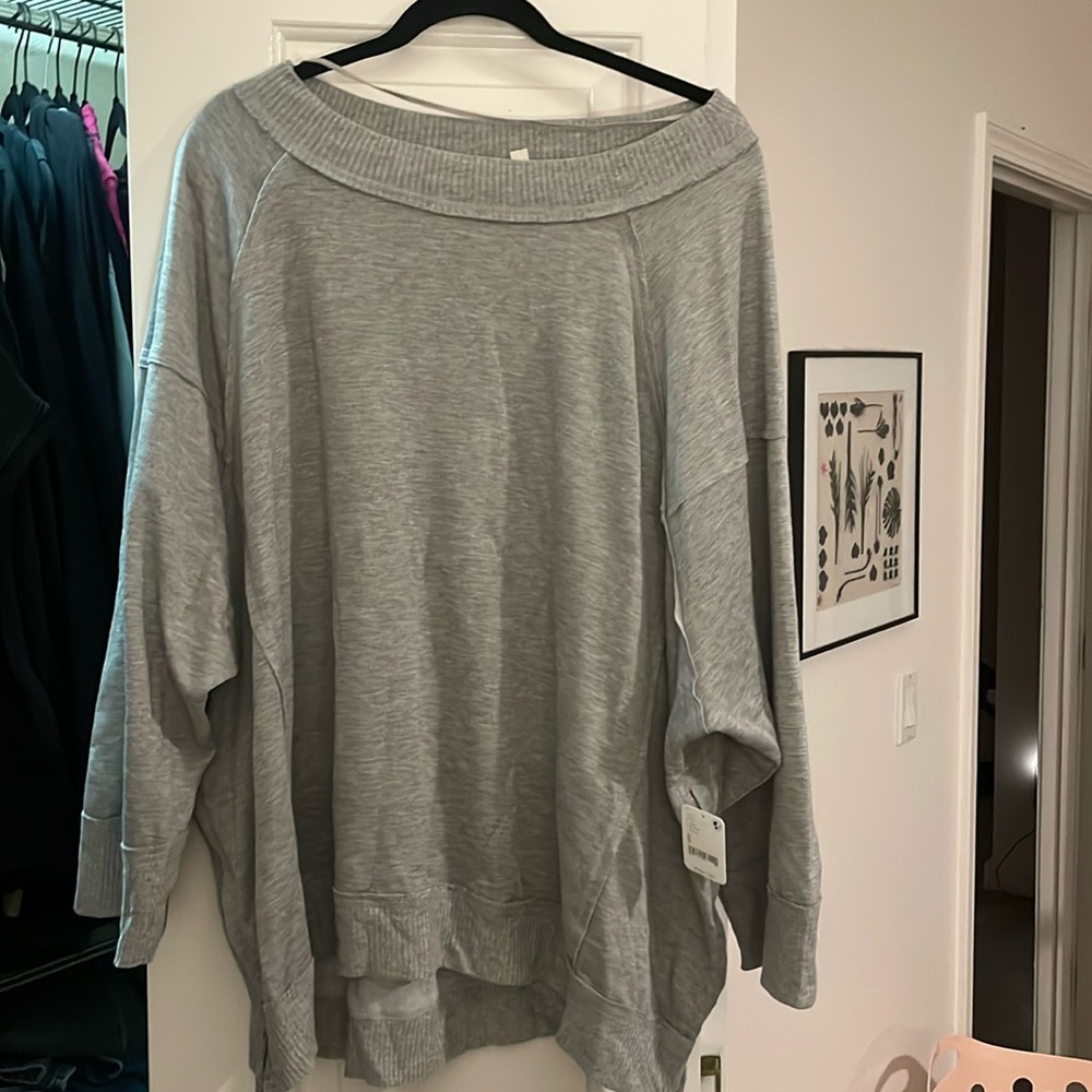 NWT FP Movement lightweight sweatshirt with side zips